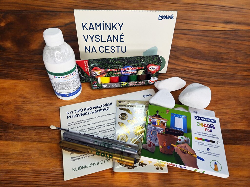Mydlifík MYA001 - Sada na malování kamenů